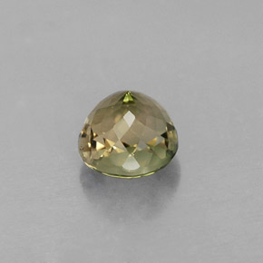 Turmalina multicolorido natural 0,92ct, corte redondo, VVS