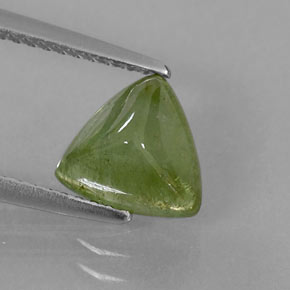 Turmalina verde natural 1,84ct, transparente, transparente/translúcido