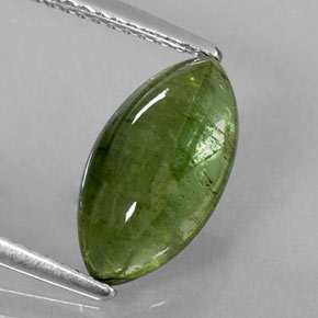 Turmalina verde natural 2,52ct, transparente, transparente/translúcido