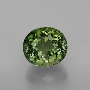 Turmalina verde natural 1,94ct, corte oval, VVS