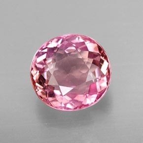 Turmalina rosa natural 2,38ct, corte oval, VS
