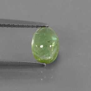 Turmalina verde natural 0,99ct, transparente, transparente/translúcido