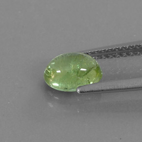 Turmalina verde natural 0,99ct, transparente, transparente/translúcido