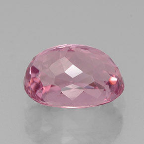 Turmalina rosa natural 2,63ct, corte oval, VVS-VS