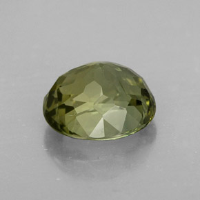 Turmalina verde natural 2,46ct, corte oval, VVS-VS
