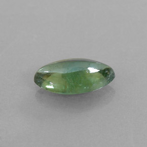 Turmalina verde natural 1,25ct, transparente, transparente/translúcido