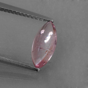 Turmalina rosa natural 1,21ct, transparente, transparente/translúcido