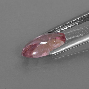 Turmalina rosa natural 1,21ct, transparente, transparente/translúcido