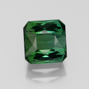 Turmalina verde natural 1,77ct, corte esmeralda, VVS
