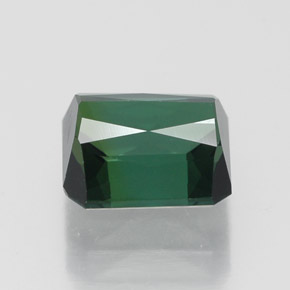 Turmalina verde natural 1,80ct, corte esmeralda, VVS