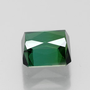 Turmalina verde natural 1,84ct, corte esmeralda, VVS