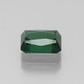 Turmalina verde natural 1,40ct, corte esmeralda, VVS