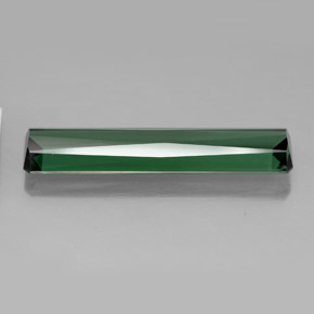 Turmalina verde natural 5,50ct, corte esmeralda, VVS-VS
