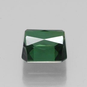 Turmalina verde natural 1,89ct, corte esmeralda, VVS-VS
