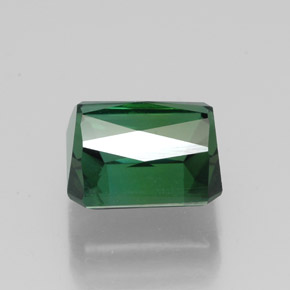 Turmalina verde natural 2,51ct, corte esmeralda, VVS