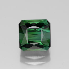 Turmalina verde natural 2,50ct, corte esmeralda, VVS