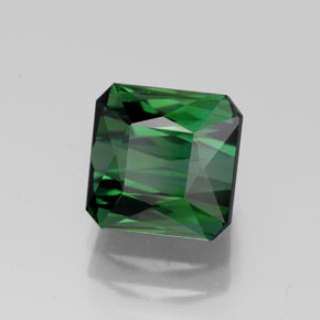 Turmalina verde natural 2,50ct, corte esmeralda, VVS