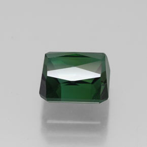 Turmalina verde natural 2,50ct, corte esmeralda, VVS