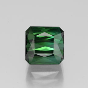 Turmalina verde natural 2,27ct, corte esmeralda, VVS