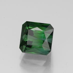 Turmalina verde natural 2,27ct, corte esmeralda, VVS