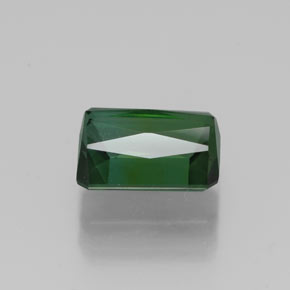 Turmalina verde natural 1,73ct, corte esmeralda, VS