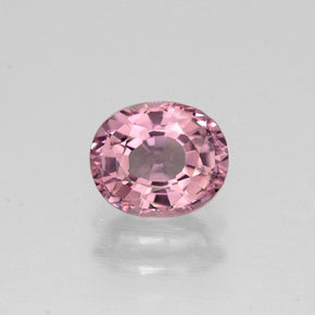Turmalina multicolorido natural 0,85ct, corte oval, VVS