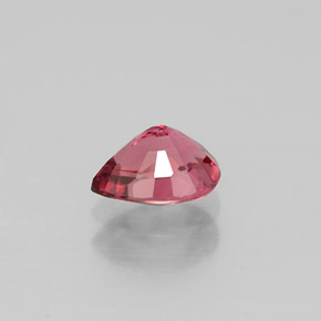 Turmalina rosa natural 0,60ct, formato de pêra, VVS-VS