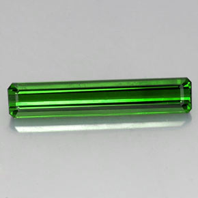 Turmalina verde natural 5,02ct, corte esmeralda, VVS