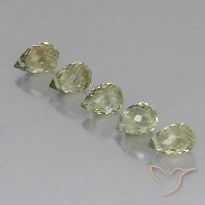 Pedras preciosas de Turmalina Verde Sálvia natural de 2.48 ct, Briolette, VS