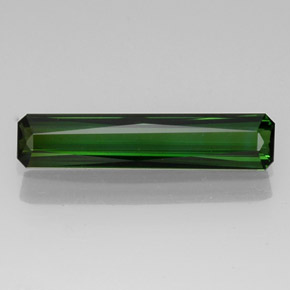 Turmalina verde natural 5,46ct, corte esmeralda, VVS