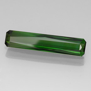 Turmalina verde natural 5,46ct, corte esmeralda, VVS