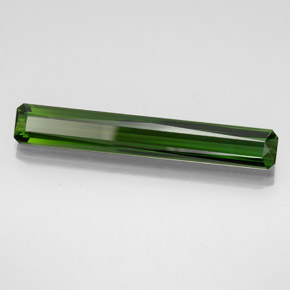Turmalina verde natural 10,12ct, corte esmeralda, VVS