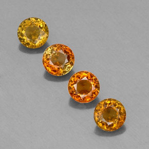 Pedras preciosas de turmalina multicolorido natural de  ct, corte redondo, VVS-VS