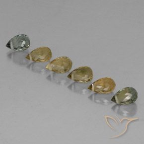 Pedras preciosas de Turmalina Multicolorido natural de 2.70 ct, Briolette, VS