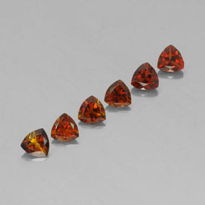 Pedras preciosas de turmalina multicolorido natural de 1,48 ct, trillion, VVS-VS