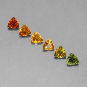 Pedras preciosas de turmalina multicolorido natural de  ct, trillion, VVS-VS