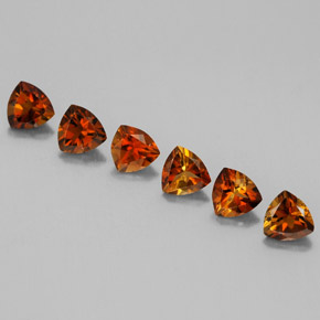 Pedras preciosas de turmalina laranja natural de  ct, trillion, VVS-VS