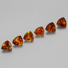Pedras preciosas de turmalina laranja natural de  ct, trillion, VVS-VS
