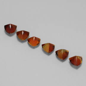 Pedras preciosas de turmalina laranja natural de  ct, trillion, VVS-VS