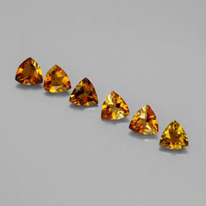 Pedras preciosas de turmalina laranja natural de  ct, trillion, VVS-VS