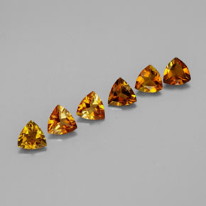 Pedras preciosas de turmalina laranja natural de  ct, trillion, VVS-VS