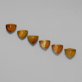 Pedras preciosas de turmalina laranja natural de  ct, trillion, VVS-VS