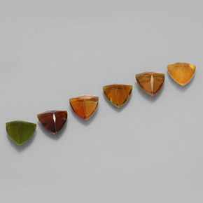 Pedras preciosas de turmalina multicolorido natural de  ct, trillion, VVS-VS