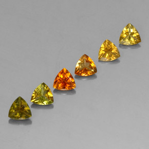 Pedras preciosas de turmalina multicolorido natural de  ct, trillion, VVS-VS