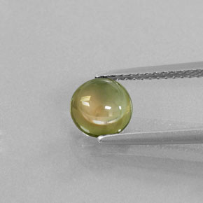 Turmalina multicolorido natural 1,30ct, corte redondo, transparente