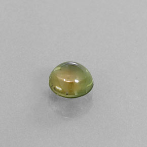 Turmalina multicolorido natural 1,30ct, corte redondo, transparente