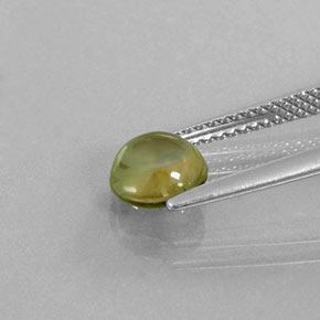 Turmalina multicolorido natural 1,30ct, corte redondo, transparente