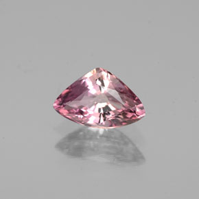 Turmalina rosa natural 0,70ct, trillion, VVS-VS