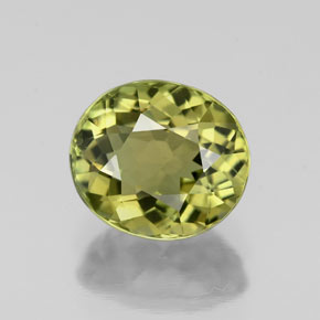Turmalina verde natural 1,76ct, corte oval, VVS