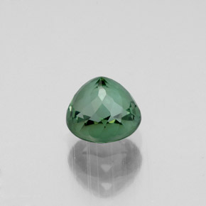 Turmalina verde natural 1,05ct, corte redondo, VVS-VS